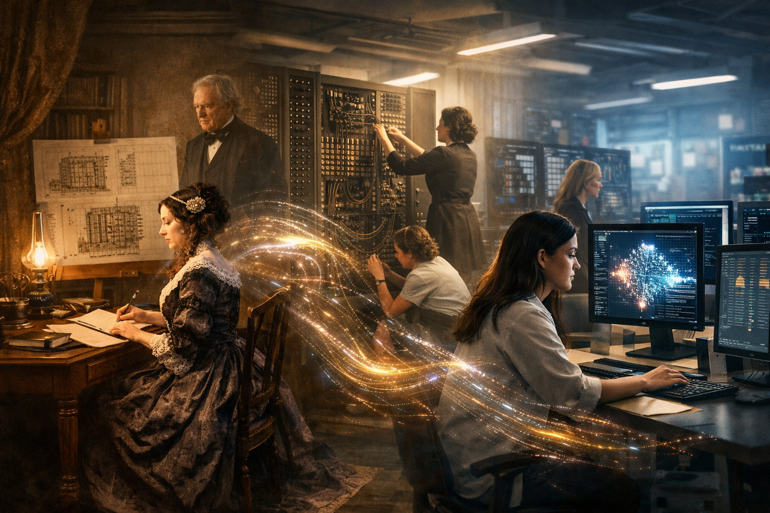Ada Lovelace und ihre Nachfolgerinnen – Frauen in der Geschichte von Computer- und Netzwerktechnologie